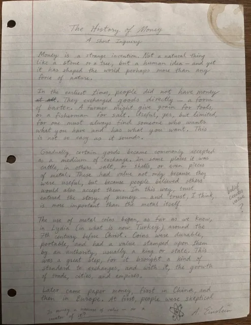 Infographic / Edu Visual - Handwritten Essay Photo Simulation