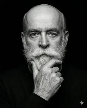 High-Contrast Monochrome Portrait Prompt