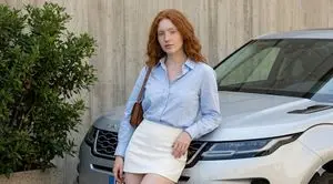 Urban Fashion Portrait with Range Rover Prompt
