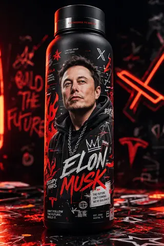 Ultra-realistic 8K hype-brand product shot of a collectible thermal
