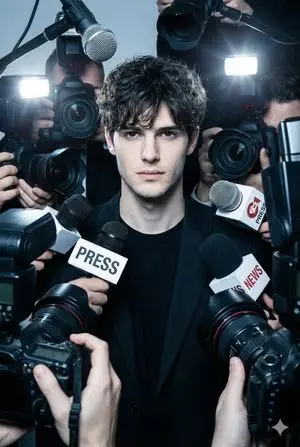 High-Fashion Press Scrum Photograph Prompt