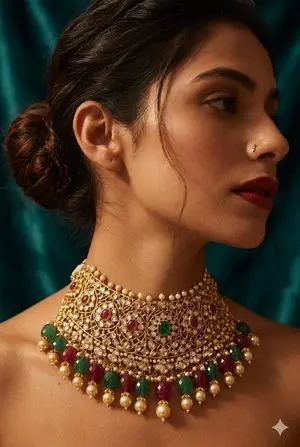 Luxury jewelry fashion editorial
