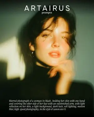 Cinematic Portrait with Soft Golden Light Prompt