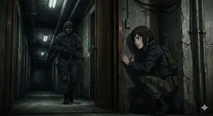 Anime Stealth Scene with Keystoning Angle