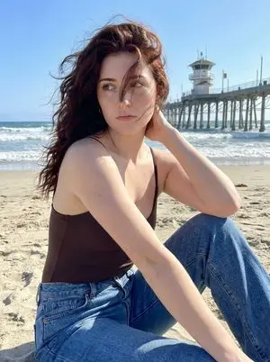 Cinematic Summer Beach Portrait