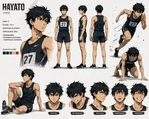 Anime Sprinter Character Sheet