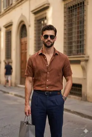 European Urban Menswear Style Portrait