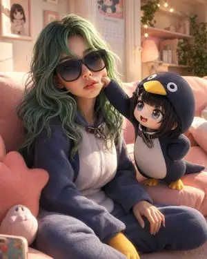 3D Animated Scene with Reference Matching