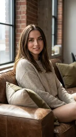 Ana de Armas Lifestyle Editorial Portrait