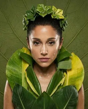 Chlorophyll Avant-Garde Editorial Portrait
