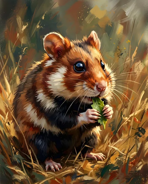 Infographic / Edu Visual - European Hamster Wildlife Photography