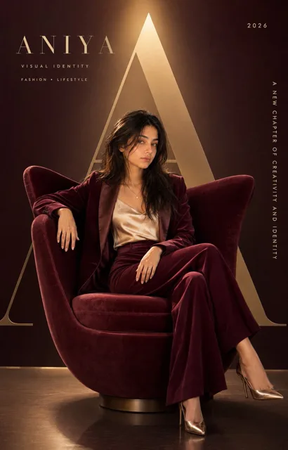 Luxury Fashion Editorial Magazine Cover
