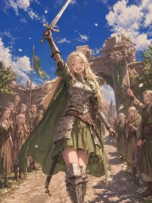 Elf Knight Victory Parade