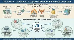 Infographic about the Jackson Laboratory