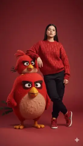 Fashion Editorial with 3D Cartoon Characters