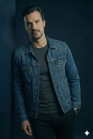 JSON Prompt for Cinematic Male Studio Portrait
