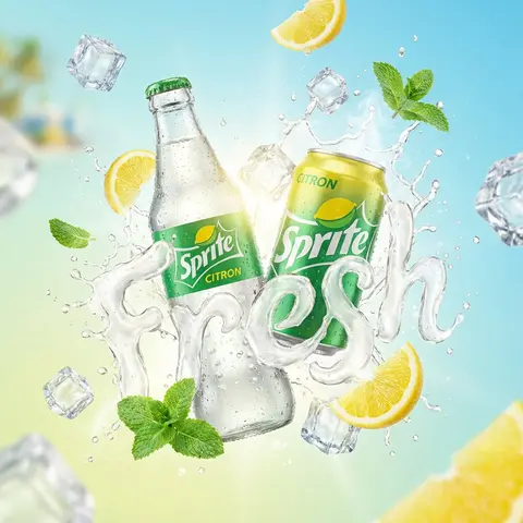 A vibrant, high-end advertising visual of a [PRODUCT NAME]