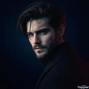 Cinematic Portrait of a Handsome Young Man