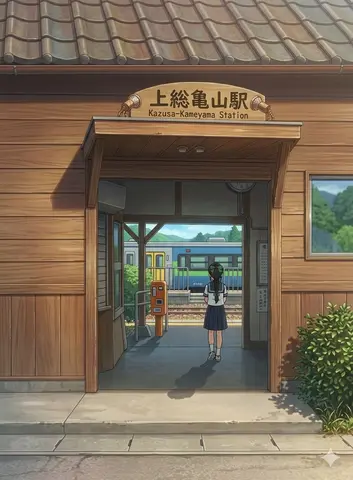 Anime Railway Station Transformation