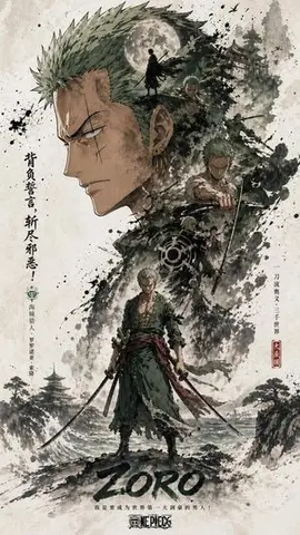 Oriental Aesthetics Silhouette Poster
