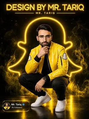 Neon Snapchat Portrait Poster