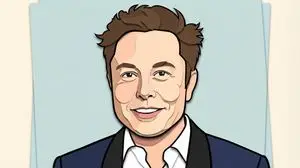Cut-Out Animation Style Portrait