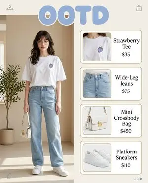 OOTD Fashion Infographic
