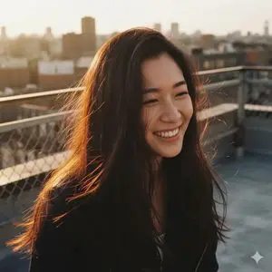 Rooftop Golden Hour Cinematic Portrait