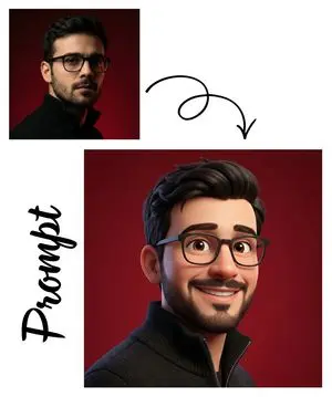Detailed Pixar Style 3D Avatar Generation Prompt