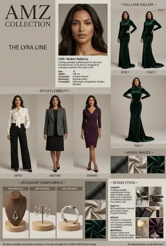Fashion Brand Mood Board Layout