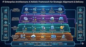 High-detail IT careers infographic (Thai/English mix)