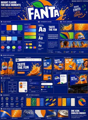 Professional Brand Identity Guidelines Poster