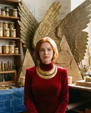 Ancient Restoration Atelier Editorial Portrait
