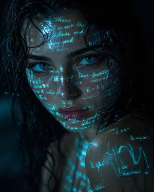 Cyber-Poetry Portrait Photography