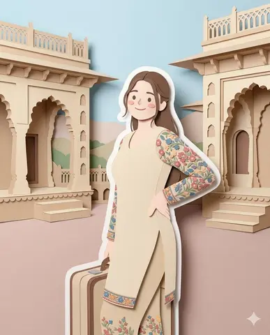 Layered Papercraft Diorama