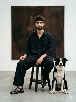 Minimalist Art Gallery Fashion Editorial Prompt