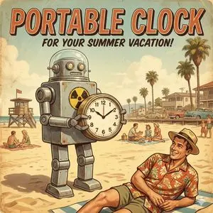 Retro Futurism smart watch prompt