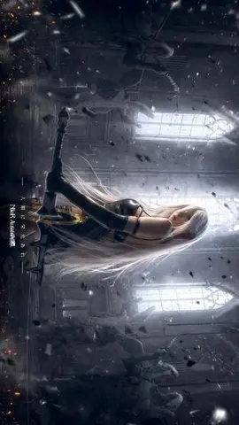 Gothic Android Warrior Cathedral Key Art