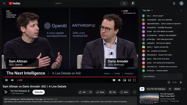YouTube Thumbnail - YouTube Live Debate Screenshot