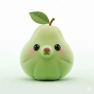 3D Plush Fruit Character Template