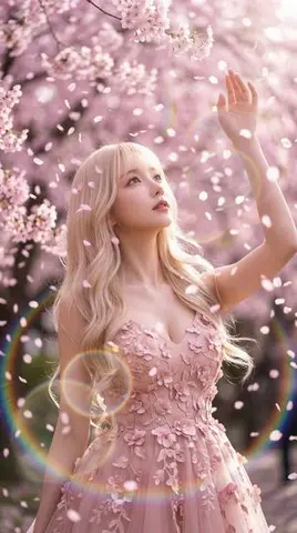 Nano Banana 2 Prompt: Sakura Rain