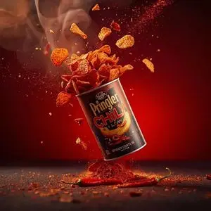 Exploding Pringles Can Advertising Prompt