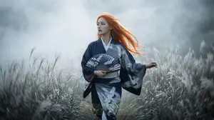Cinematic frame of silver silence