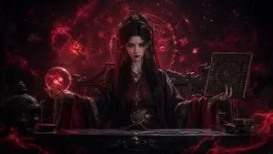 Dark Queen Oriental Diviner Portrait