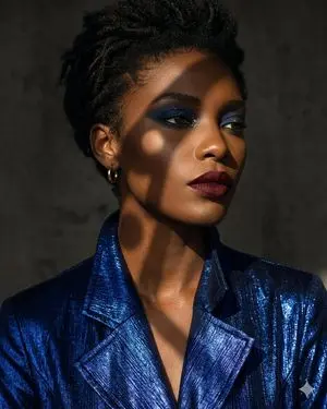 Dramatic Chiaroscuro Fashion Portrait