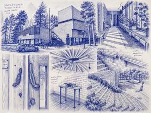 Säynätsalo Town Hall Sketchbook