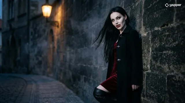 Gothic Vampire Cinematic Scene
