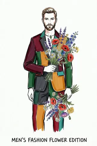 Watercolor Fashion Illustration Sketch