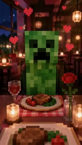 Romantic Voxel Dinner Date