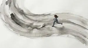 Miniature Ink Movement Image Generation Prompt